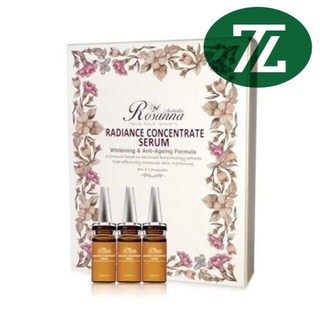 Tinh Chất Dưỡng Trắng Da, Mờ Thâm ,Nám , Tàn Nhang , Đồi Mồi Rosanna Radiance Concentrate Serum (3x8ml)
