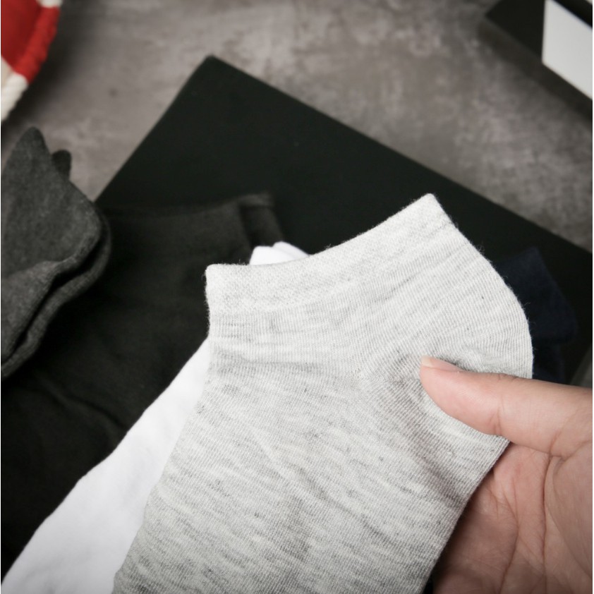 Hộp 10 đôi Tất nam siêu chống thối Nhật khử mùi hôi chân cao cấp TATNAM01