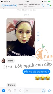 Tinh Bột Nghệ Cao Cấp Phương Anh ( tặng kèm bộ trộn đắp mặt chuyên dụng )