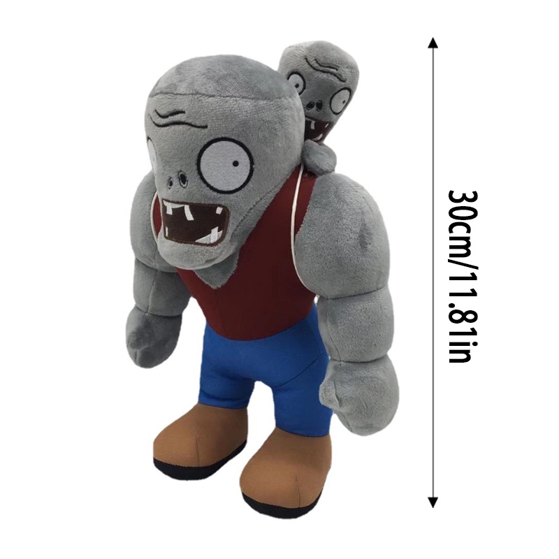 Đồ chơi nhồi bông mềm hoạt hình PLANTS VS. ZOMBIES Gargantuar Zombie 30cm quà tặng trẻ