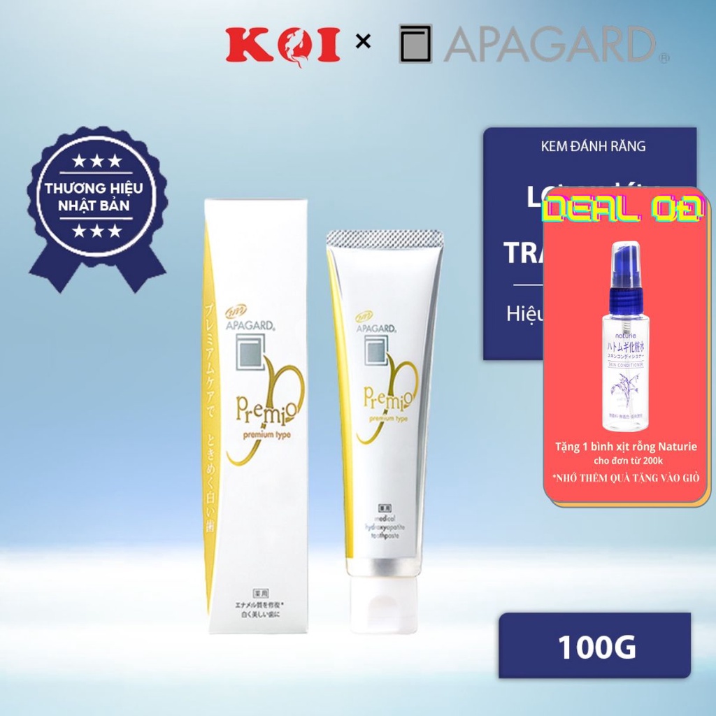 Kem đánh răng Apagard Premio bảo vệ nướu lợi 100g