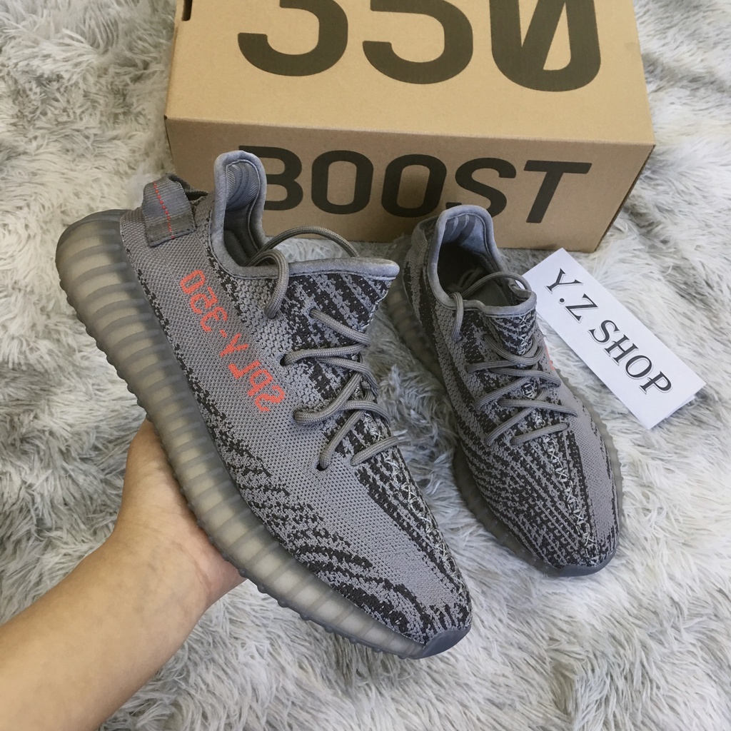 Giày Sneaker yz350 Xám Cam