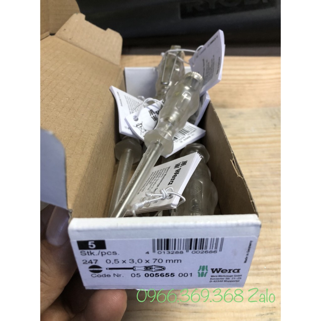 Bút thử điện Đức Wera 247 - Made in Germany