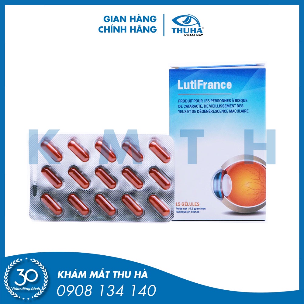 Viên uống bổ Mắt LutinFrance  - Pháp - Chính hãng