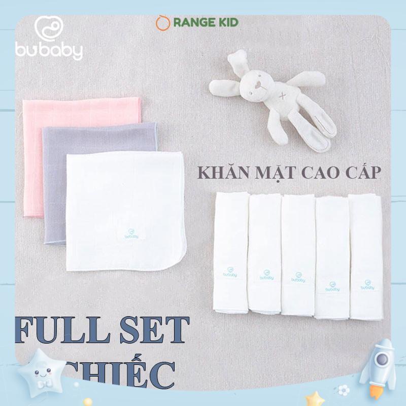 SET 3 CHIẾC Khăn Mặt Cao Cấp Vải Muslin Mềm Mịn Tốt Cho Da Bé