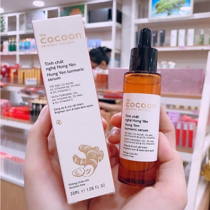 Tinh chất nghệ Hưng Yên mờ thâm sáng da Cocoon 30ml