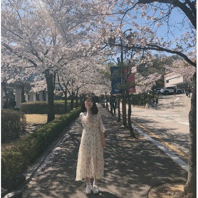 ĐẦM VOAN HOA NHÍ DÁNG DÀI LOẠI ĐẸP | BigBuy360 - bigbuy360.vn