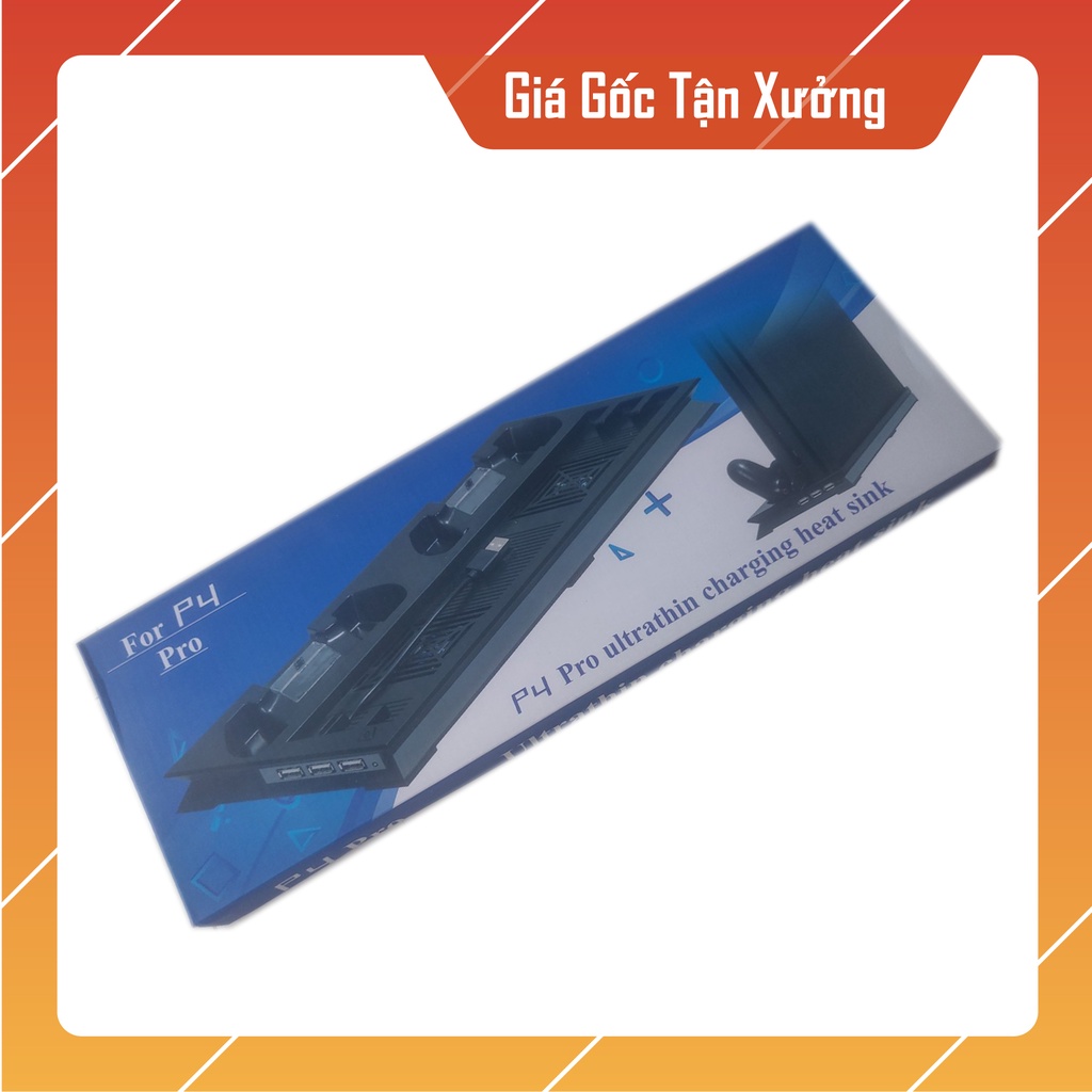 Đế tản nhiệt PS4 Slim, Pro, Quạt làm mát PS4, 3 cổng usb, 2 quạt làm mát cao cấp