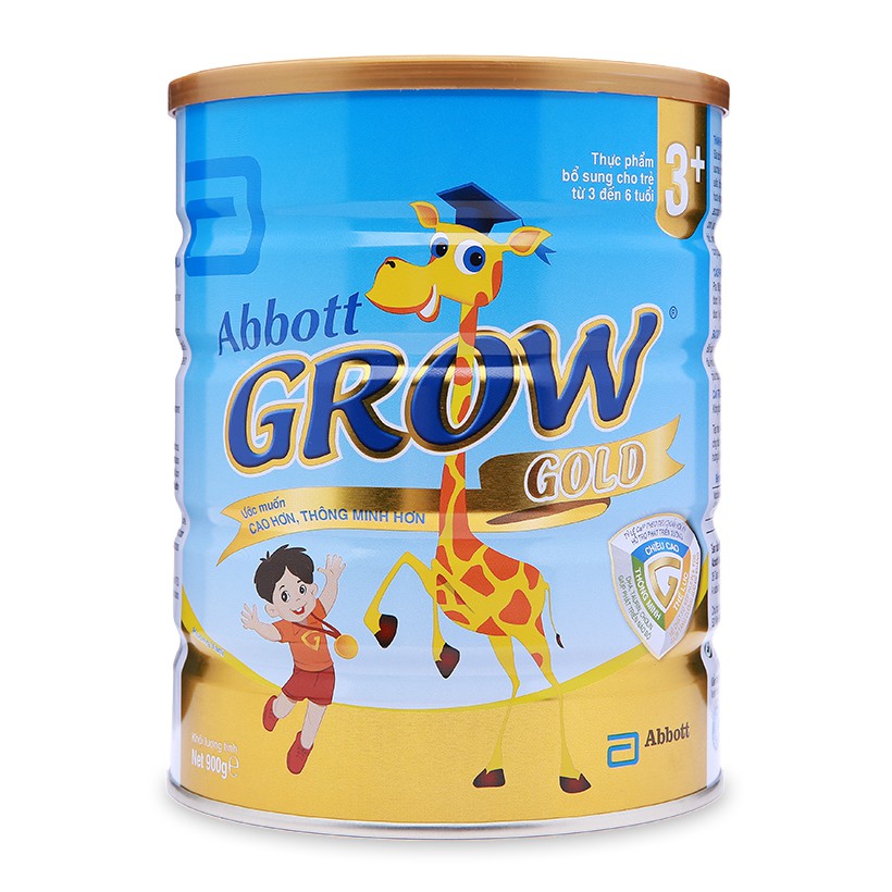 Sữa bột Abbott Grow Gold 3+ 900g