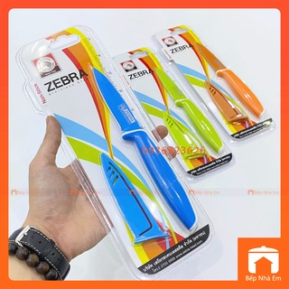 Dao zebra chống dính 3.5" có nắp đậy nhiều màu - 100501 - hàng nhập khẩu thái lan