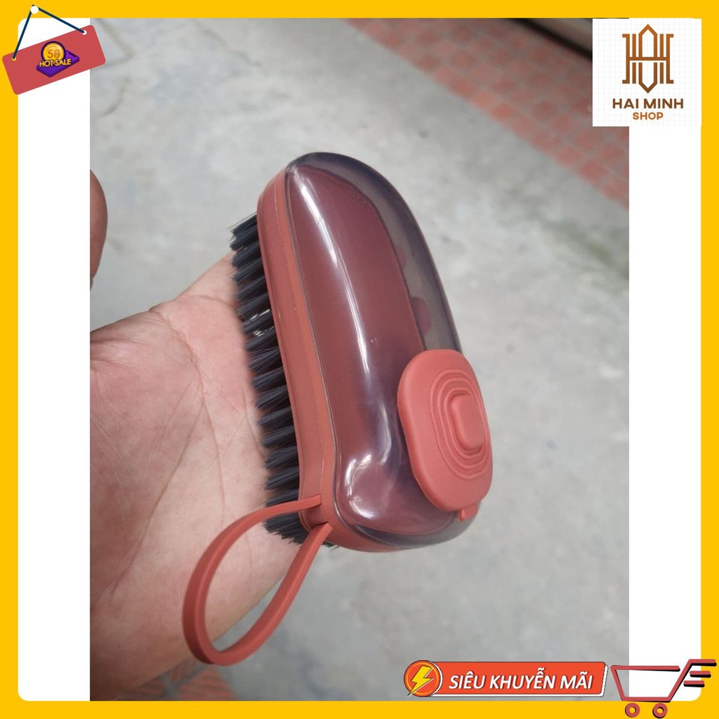 Bàn Chải Cọ Nền, Quần Áo, Giày Dép, Chăn Màn, Chà Rửa Xoong Nồi Kèm Ngăn Chứa Nước Rửa Chén Bát Tiện Lợi