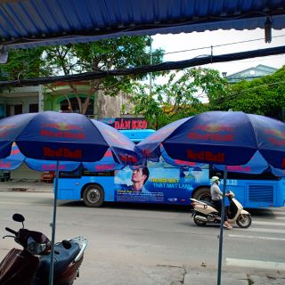 Ô DÙ CHE NẮNG, Ô DÙ CHE MƯA CAO 2M5 RỘNG 2M2 CHE BÁN HÀNG không đế