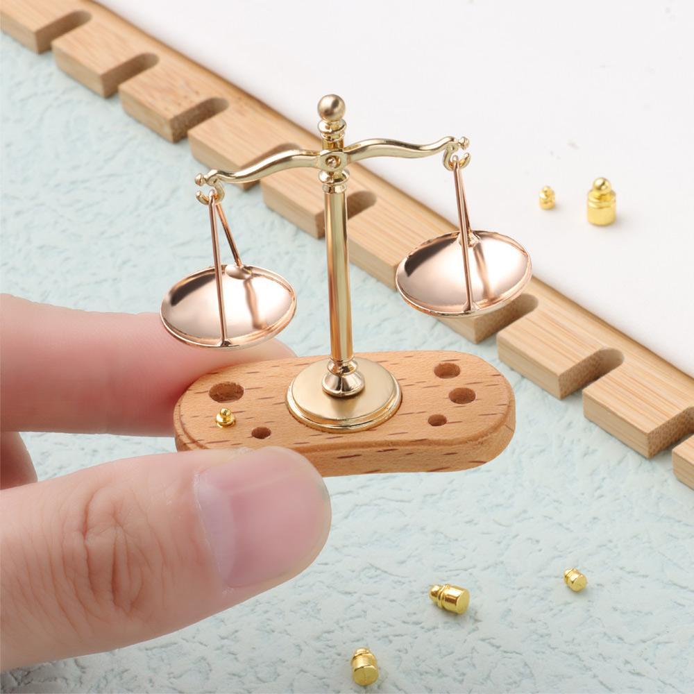 Cân Cầu Vồng Mini Trang Trí Nhà Búp Bê Mới|Phụ Kiện Trang Trí Nhà Búp Bê Xinh Xắn