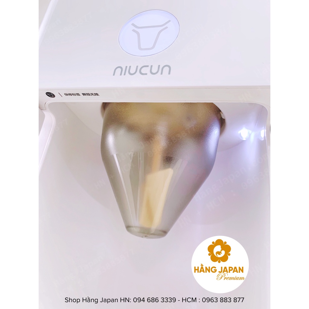 Máy pha sữa thông minh Niucun có tiệt trùng UV, pha được tất cả các loai sữa, công nghệ hiện đại