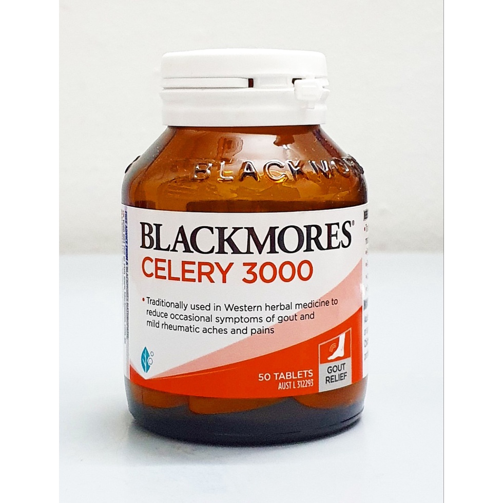 Blackmores Celery 3000 mg chai 50 viên từ úc - Viên uống hỗ trợ Gout