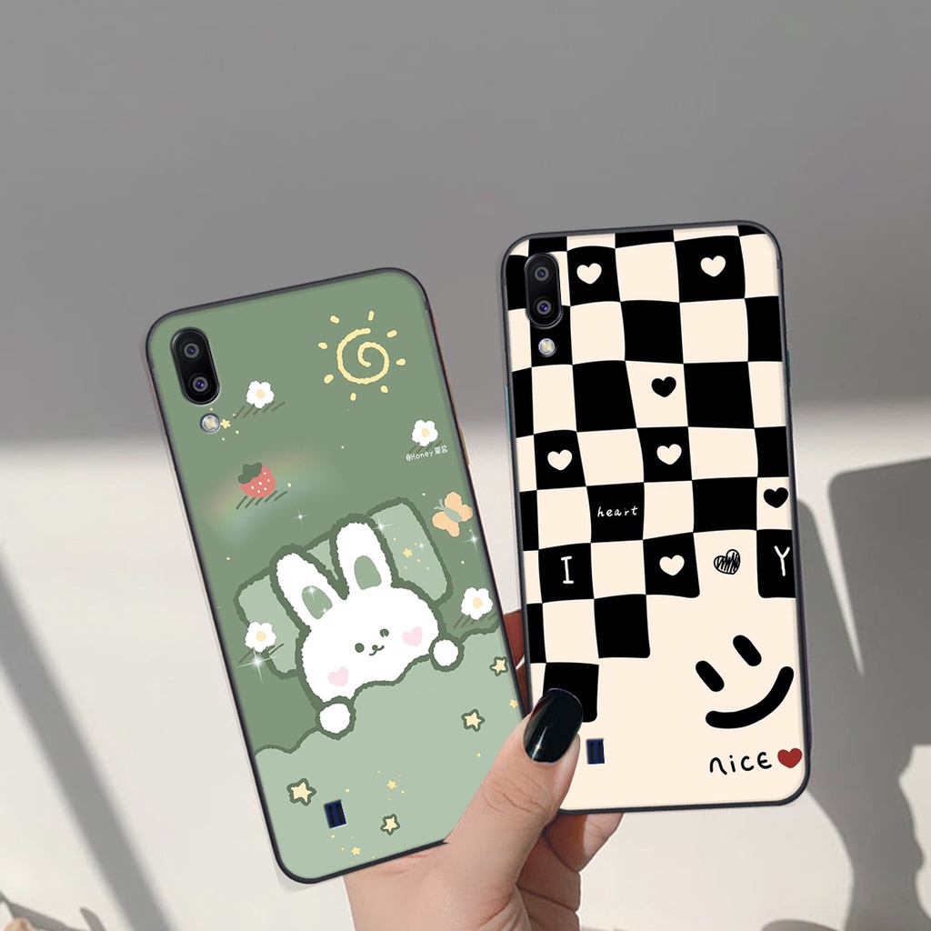 Ốp lưng Samsung Galaxy A10 / M10 in hình Gấu nâu - hồng, Gấu Be@rick  cực CUTE, DỄ THƯƠNG