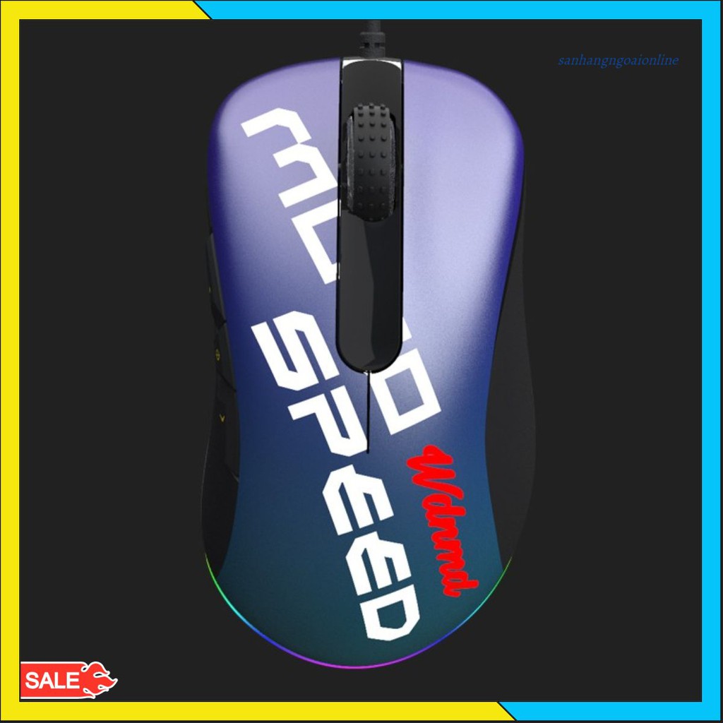 CHUỘT GAME Motospeed V100PRO LED RGB 6200Dpi chuyên dụng cho game thủ