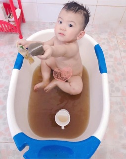 [Sam Natural] Lá tắm mẹ và bé
