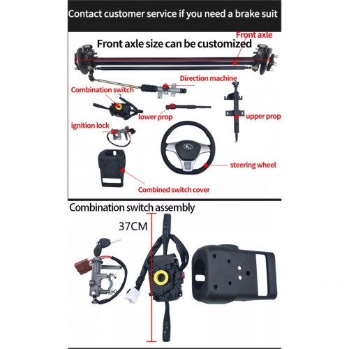 Cầu trước xe tự chế 4 bánh phanh đĩa