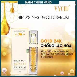 Serum dưỡng da tinh chất vàng gold bird's nest serum - serum vàng tinh chất 24k/serum dưỡng da