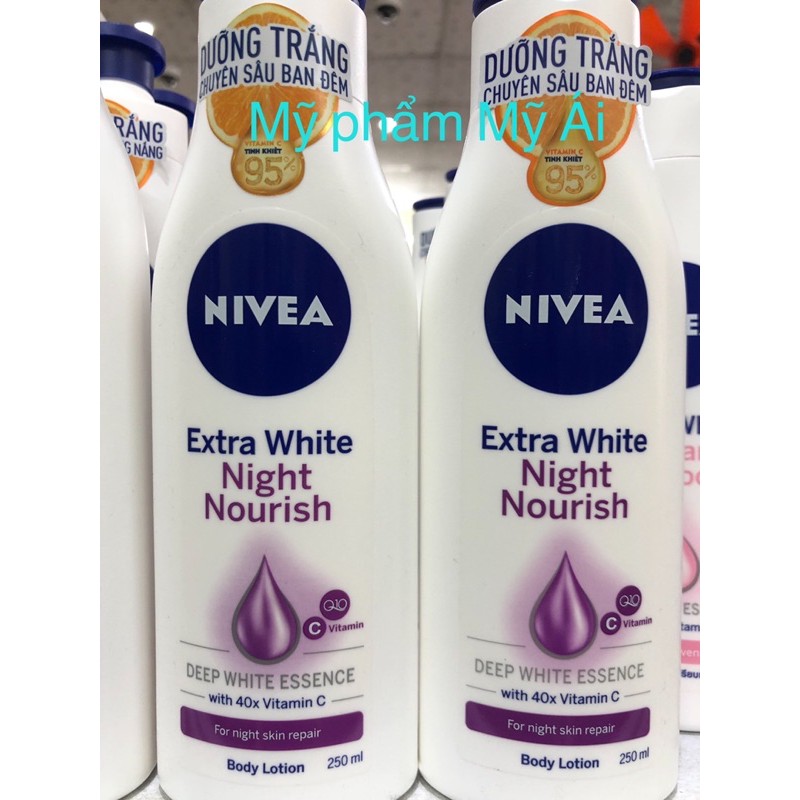 Sữa dưỡng thể NIVEA dưỡng trắng da 350ml