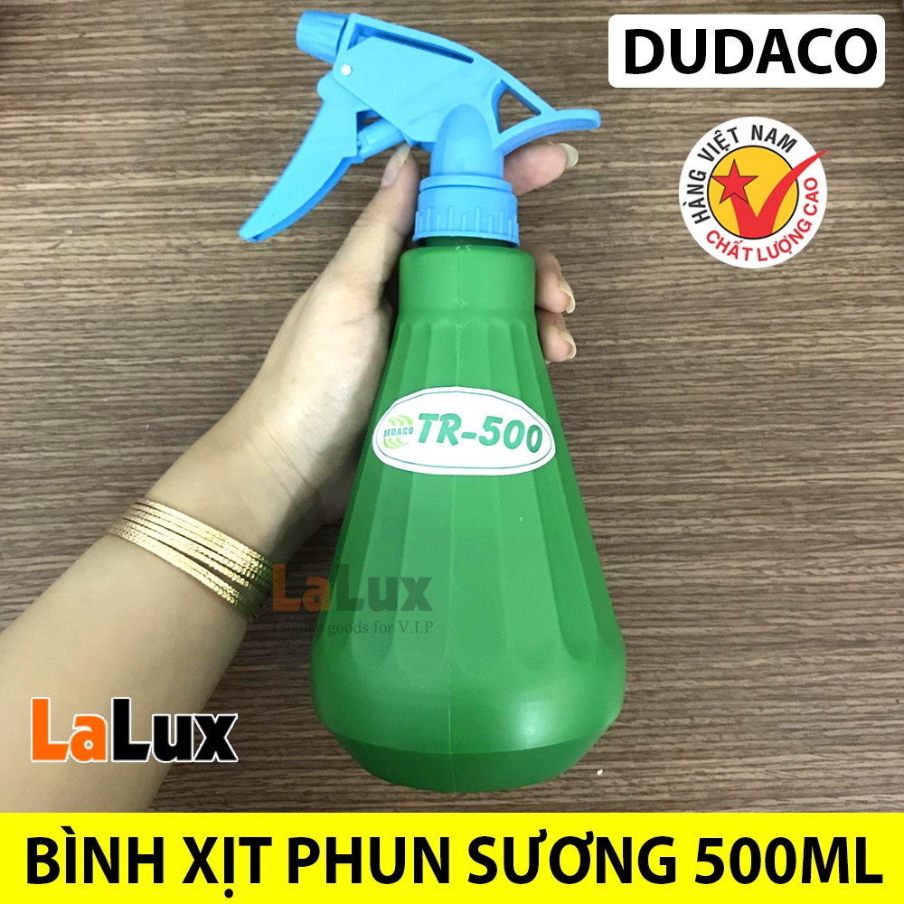 Bình Xịt Phun Sương DUDACO 500ml - Bình Tưới Cây Tiện Lợi An Toàn