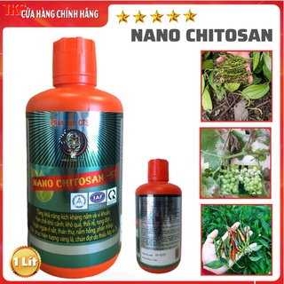 Chế Phẩm NANO CHITOSAN Kiểm Soát Nấm Và Vi Khuẩn Hạn Chế Khô Cành Quả Rụng Đốt - Chai 1 Lít