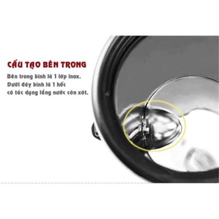Bình ủ trà sữa 6 lít ( 3 lớp giữ nhiệt)