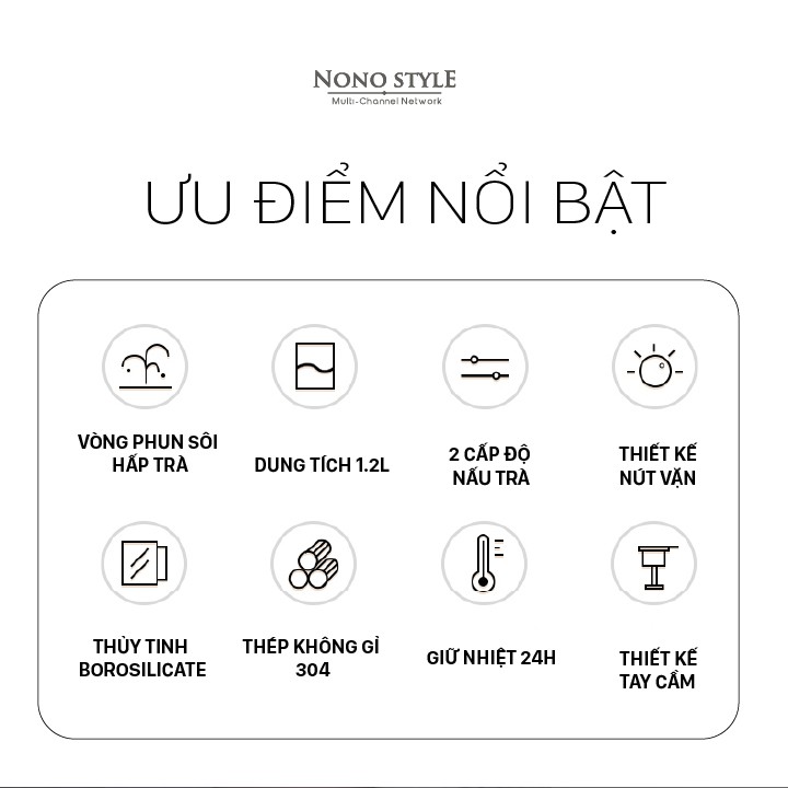 Âm pha trà cao câp 1.2 Lít Lotor ZCQ02 - Bình thủy tính, có lõi lọc trà, đa năng, tiện lợi - BẢO HÀNH 12 THÁNG