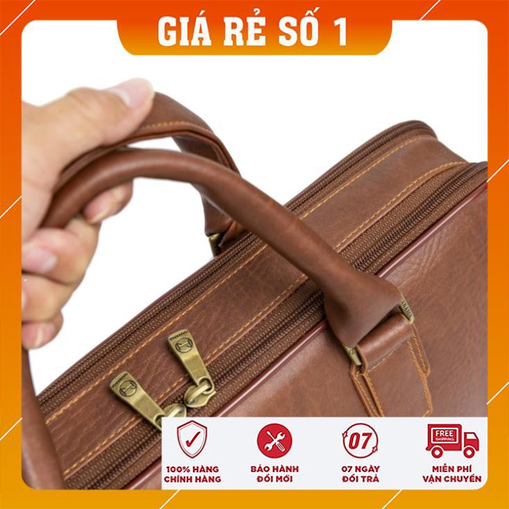Túi xách công sở - Cặp laptop -  Dala 5 chống nước cao cấp lót nỉ 100%  - Cặp da