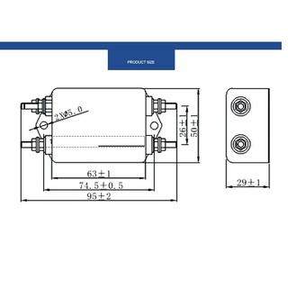 Bộ lọc nhiễu 1 pha 110/220V 20A