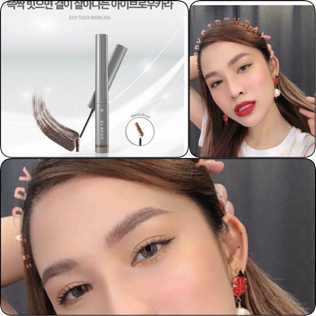 Chuốt lông mày Klavuu Urban Pearlsation Easy Touch Browcara 3g