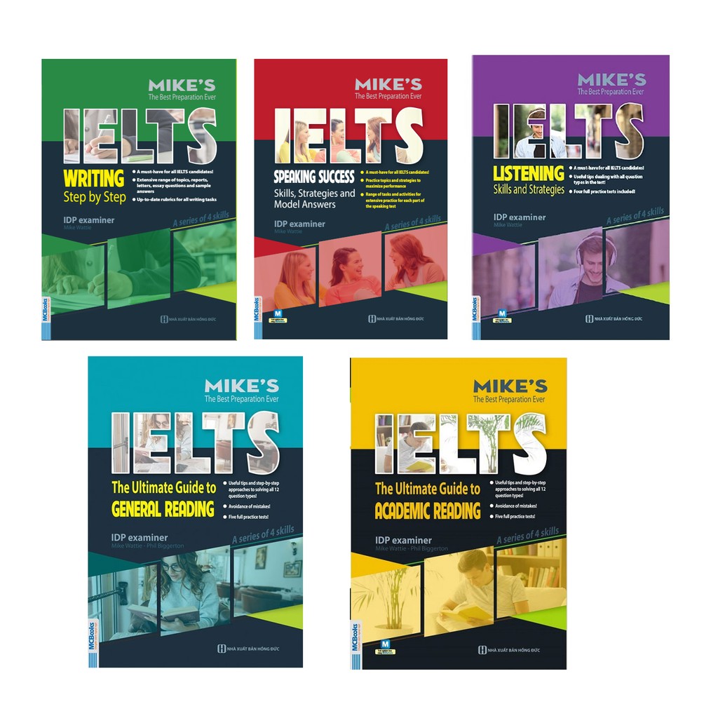 Sách MCBooks - Ielts Mikes: Academic Reading + General Reading + Writing + Listening + Speaking Success - Speaking Success