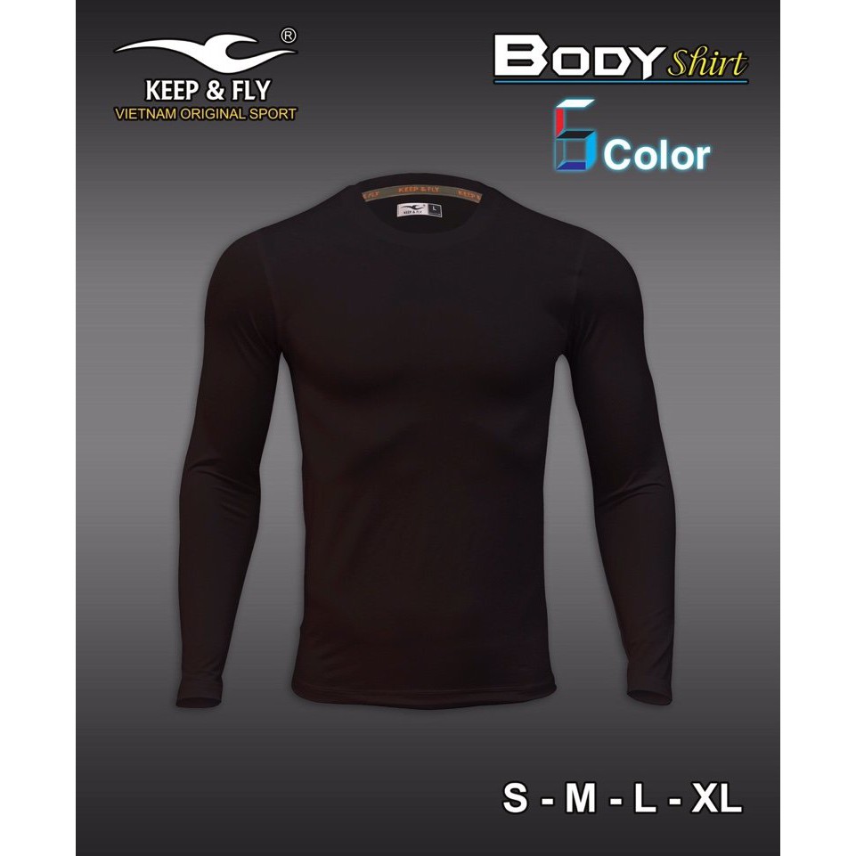 Áo Lót Body dài tay đen | BigBuy360 - bigbuy360.vn