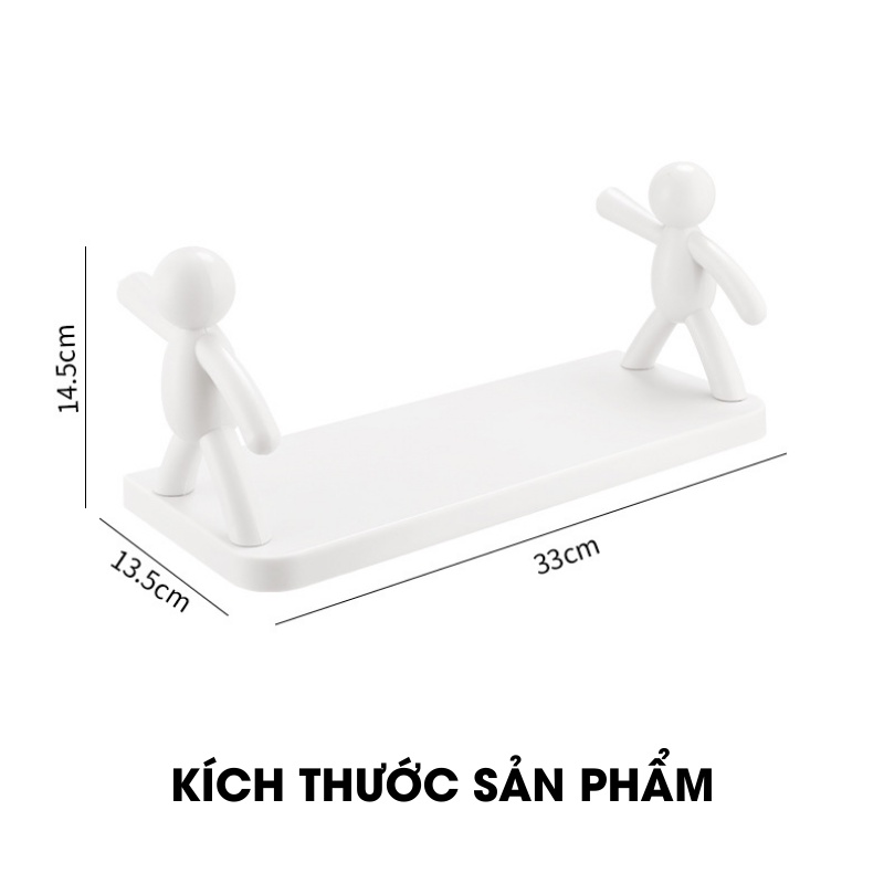 Kệ treo tường không cần khoan hình người nhà tắm, nhà bếp phong cách Nhật Bản ⚡️KỆ HÌNH NGƯỜI⚡️