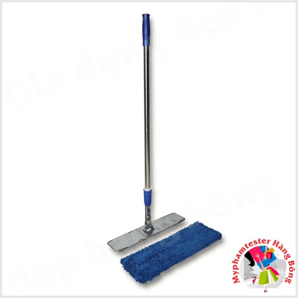 Cây lau nhà công nghiệp sợi microfiber 60cm siêu thấm hút inox 360 siêu sạch tiết kiệm hiệu quả