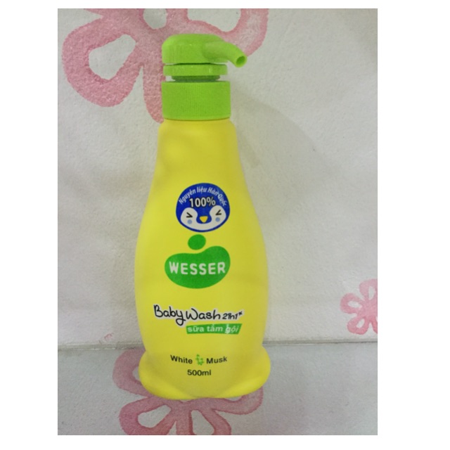 Sữa tắm gội wesser trẻ em 500ml