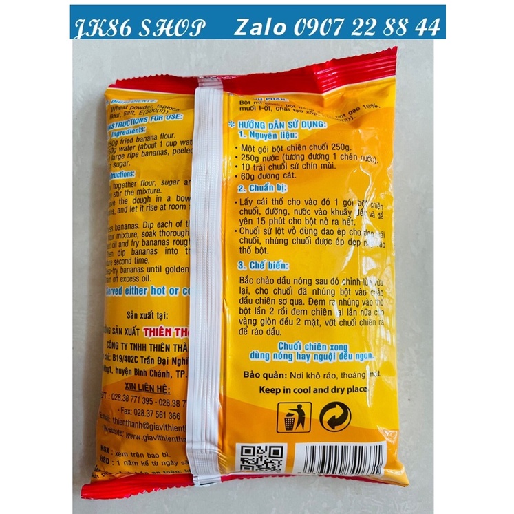 10 Gói Bột chiên Chuối Thiên Thành 250g