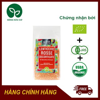 Đậu lăng đỏ hữu cơ Sottolestelle 500g