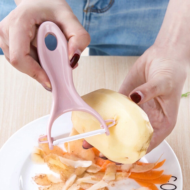 Dụng Cụ Gọt Vỏ Trái Cây, Rau Củ  Lưỡi Sứ Sắt Bén An Toàn - MTDDT