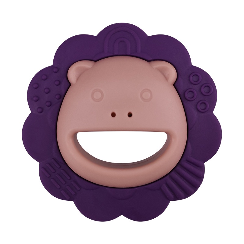 Đồ chơi lục lạc cầm tay Zhan Qi Toys bằng nhựa cao su dễ thương cho em bé đang mọc răng