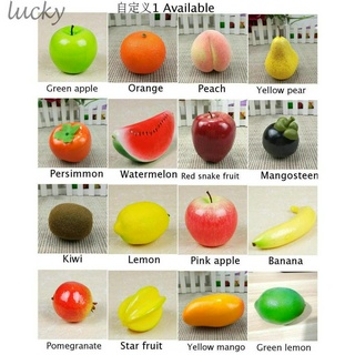 Trái cây giả bằng nhựa dùng để trang trí nhiều loại tùy chọn