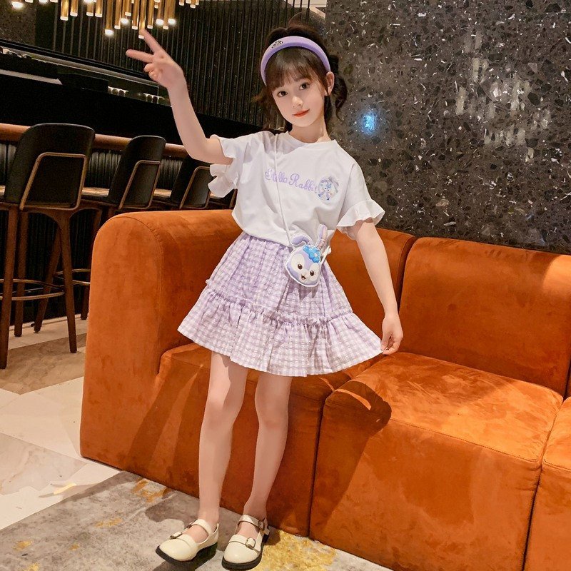 Sét váy và áo dành cho bé gái THANH THỊNH 18-45kg Mẫu LINA BELL.