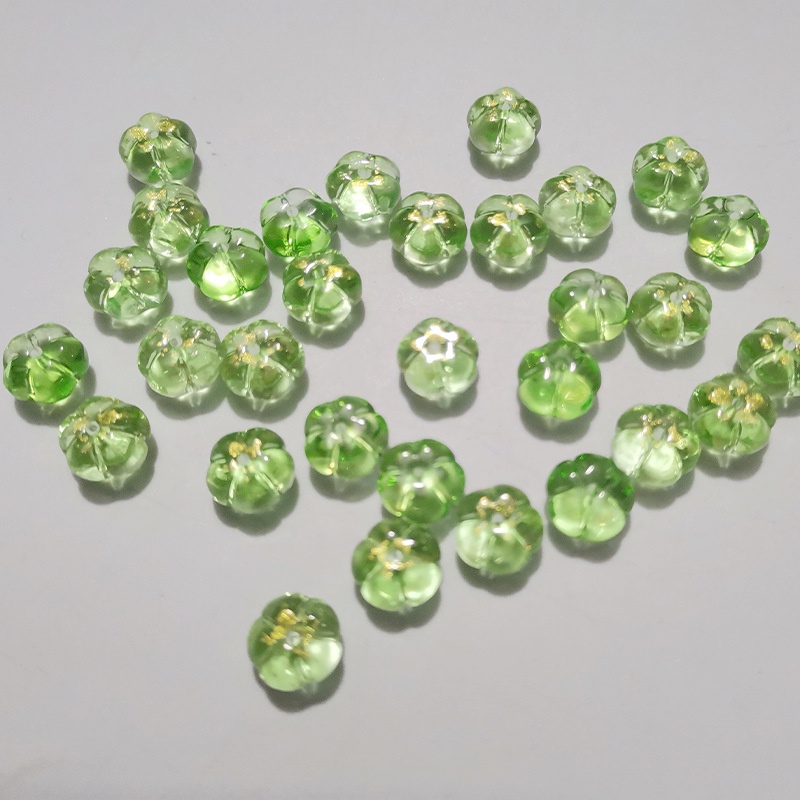 5 trái bí ngô nhỏ 8*10mm nguyên liệu làm trâm làm trang sức cố trang cosplay cổ phục
