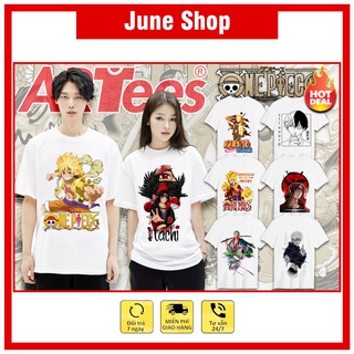 BST áo Anime in hình đẹp, Mẫu áo trắng Luffy, Zoro, Naruto, Itachi, Jujutsu Kaisen giá rẻ, cực đẹp