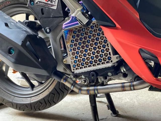 Cổ pô titan cho Vario/ SHVN/ Airblade