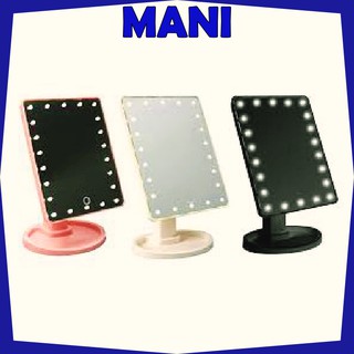 Gương soi hình vuông có đèn LED - Gương tích hợp đèn led, chất liệu gương siêu sáng, siêu trong, bền bỉ