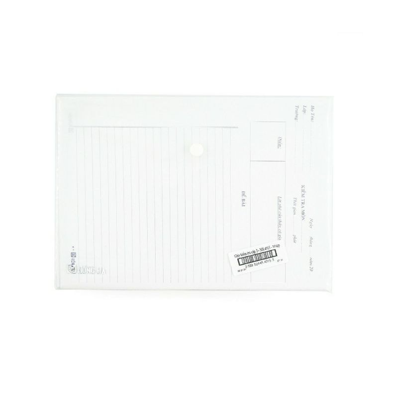 Giấy kiểm tra cấp 2 Hồng Hà 4915.