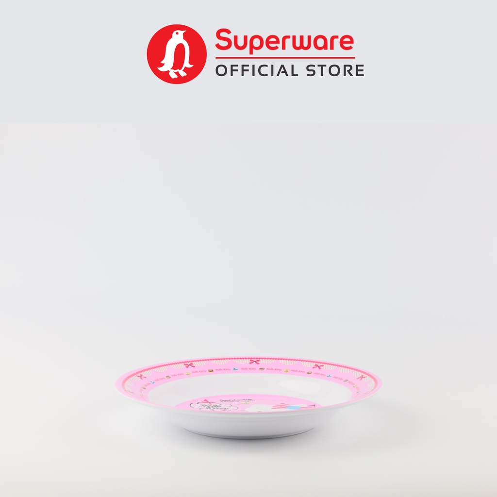 Dĩa Sâu Hello Kitty Chocolate Chất Liệu 100% Melamine | Superware Thái Lan | P182-P304