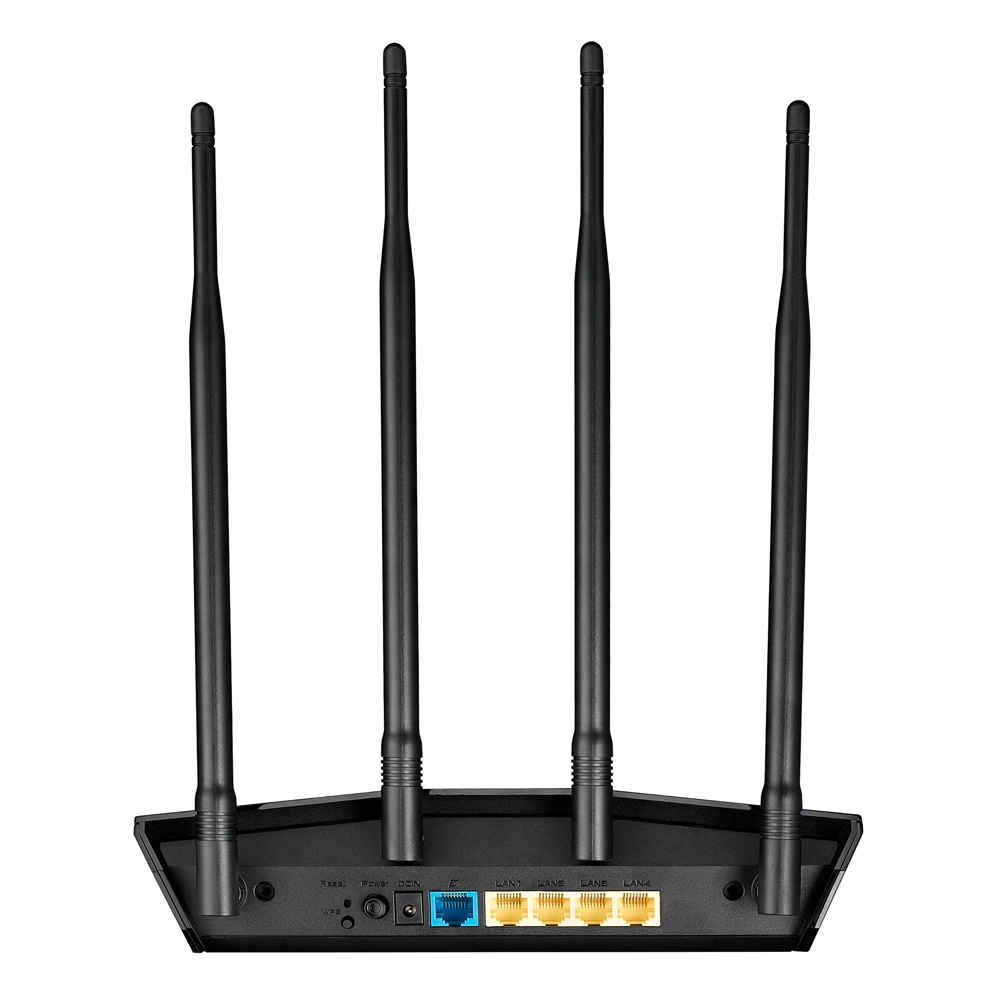 Router Wifi Asus RT-AX1800HP Chuẩn AX1800 Dual Band WiFi 6 Chuyên Xuyên Tường - Hàng Chính Hãng